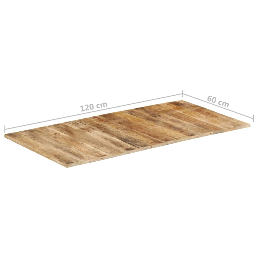 Tafelblad 15-16 Mm 120X60 Cm 120 x 60 cm 15-16 mm massief mangohout