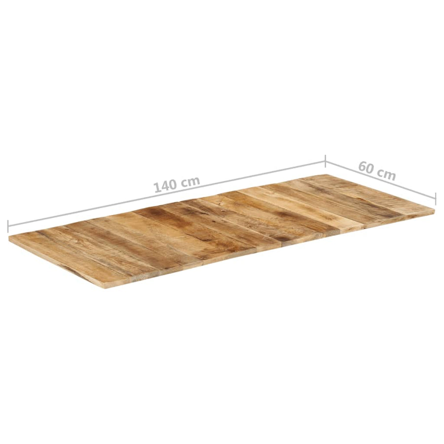 Tafelblad 5-6 Mm 40X60 Cm 140 x 60 cm 15-16 mm massief mangohout