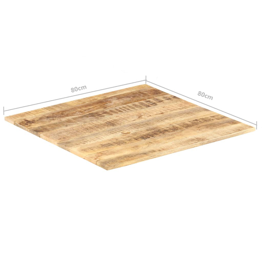 Tafelblad 5-6 Mm 80X80 Cm 80 x 80 cm 15-16 mm massief mangohout