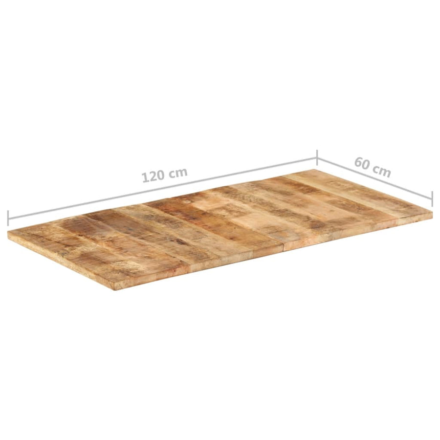 Tafelblad 25-27 Mm 20X60 Cm 120 x 60 cm 25-27 mm massief mangohout