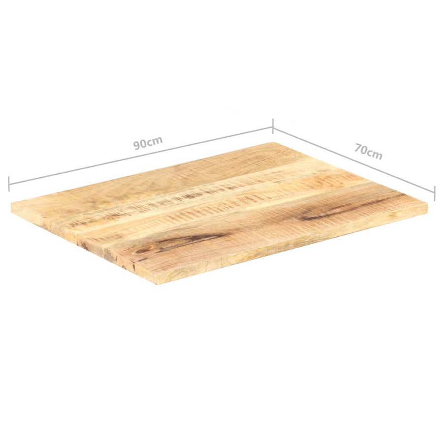 Tafelblad 25-27 Mm 90X70 Cm 90 x 70 cm 25-27 mm massief mangohout