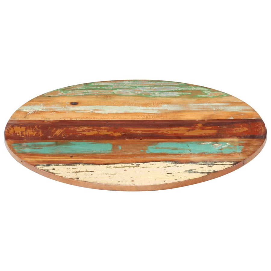 Tafelblad Rond 5-6 Mm 40 Cm 1 40 cm 15-16 mm massief gerecycled hout