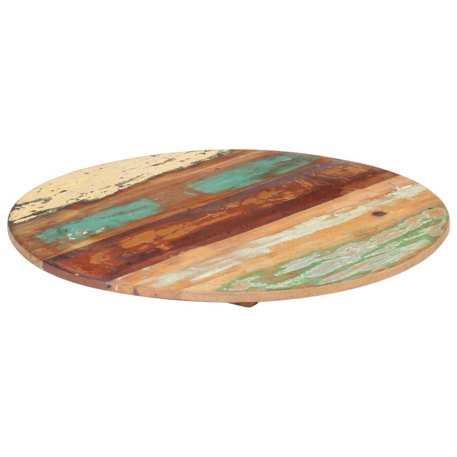 Tafelblad Rond 5-6 Mm 40 Cm 1 40 cm 15-16 mm massief gerecycled hout