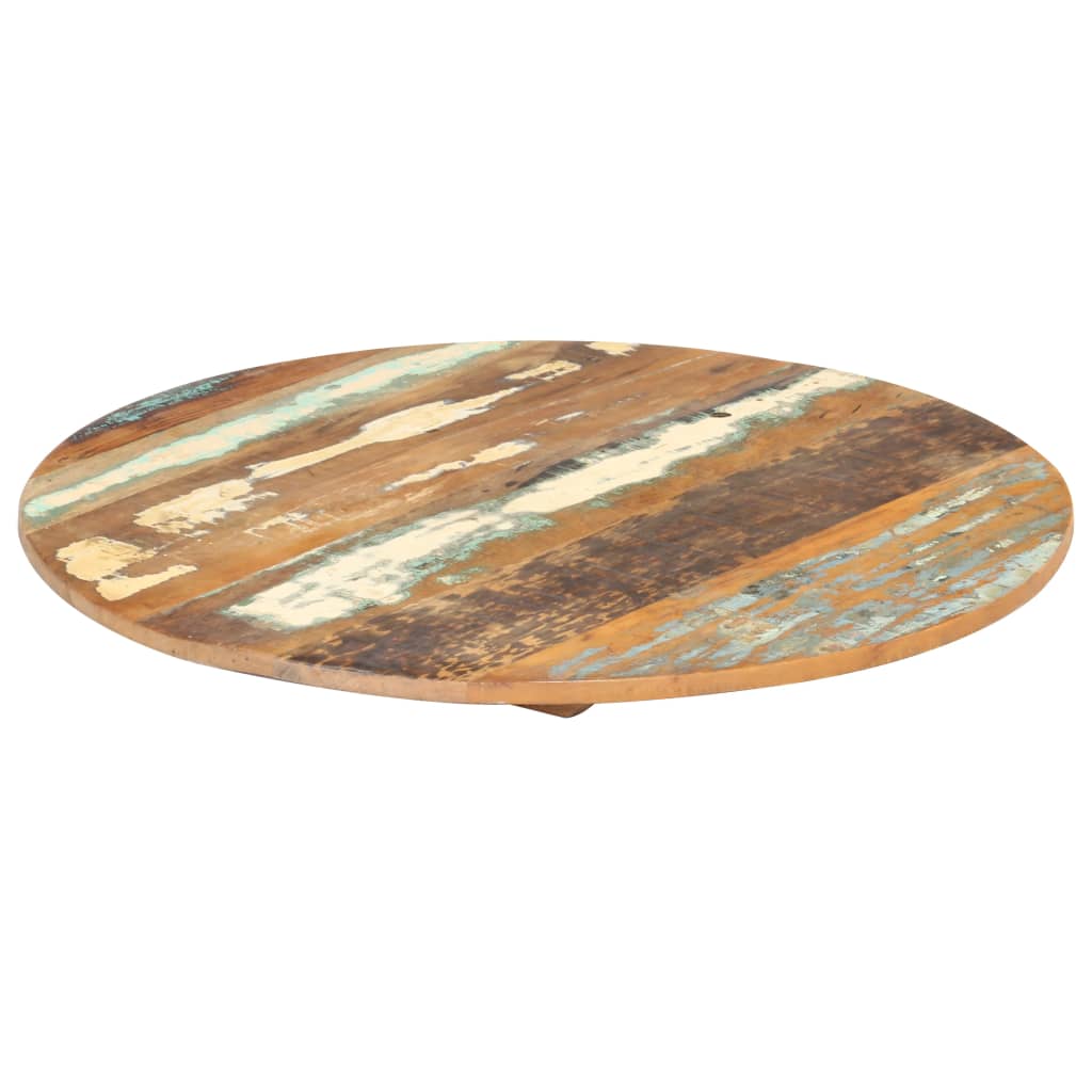 Tafelblad Rond 5-6 Mm 40 Cm 1 40 cm 15-16 mm massief gerecycled hout