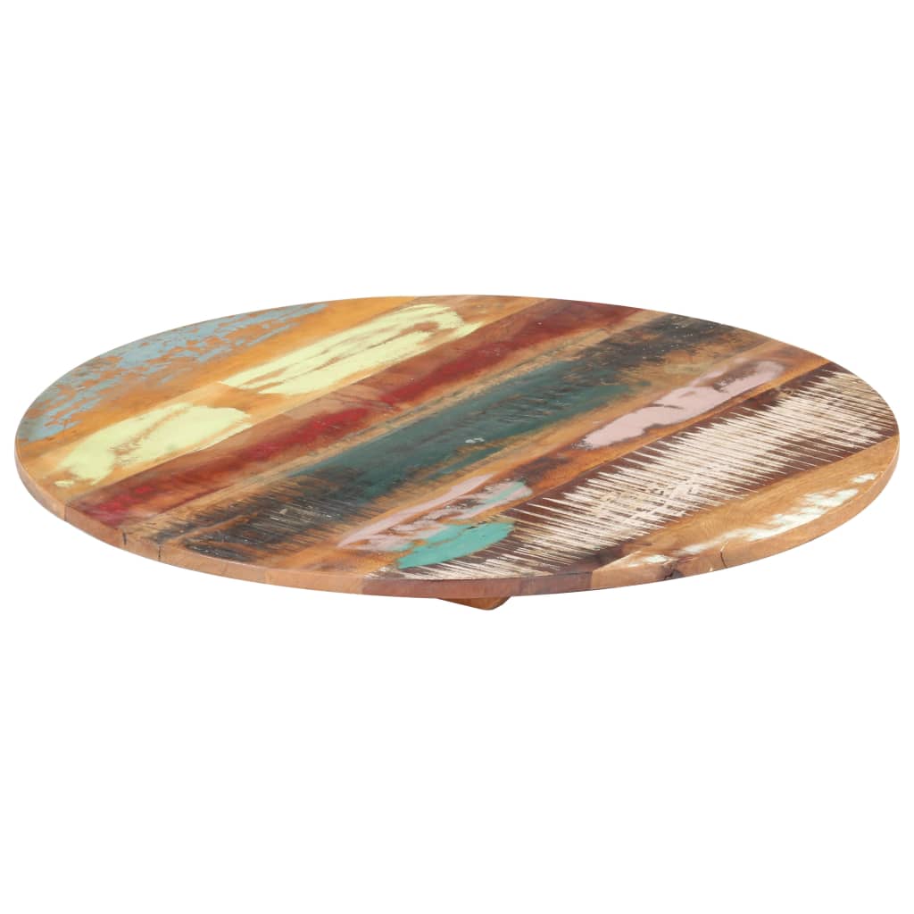 Tafelblad Rond 5-6 Mm 40 Cm 1 40 cm 15-16 mm massief gerecycled hout