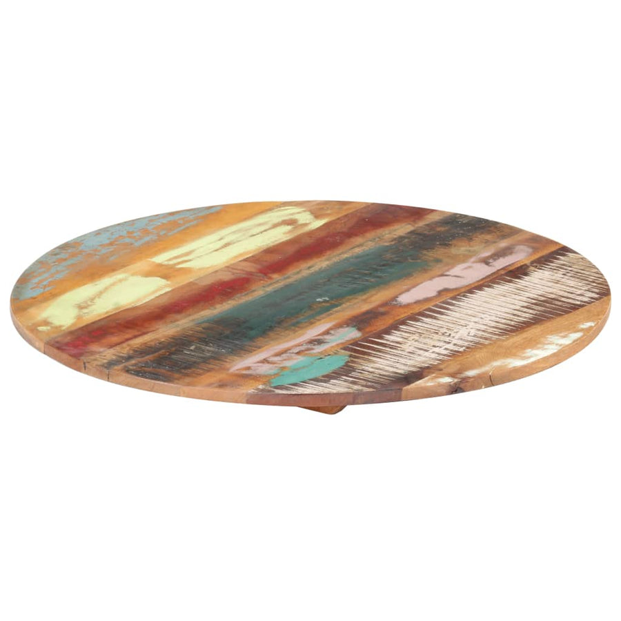 Tafelblad Rond 5-6 Mm 40 Cm 1 40 cm 15-16 mm massief gerecycled hout