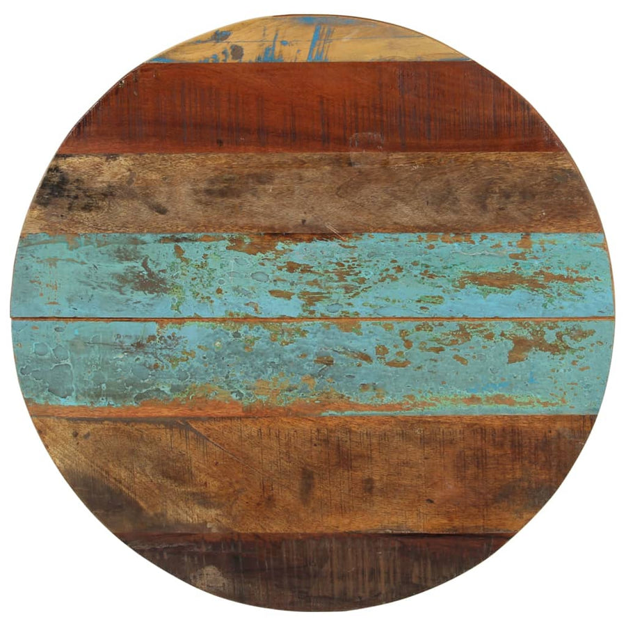 Tafelblad Rond 5-6 Mm 60 Cm 1 60 cm 15-16 mm massief gerecycled hout
