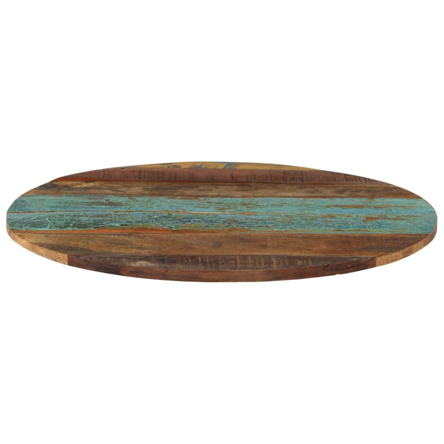 Tafelblad Rond 5-6 Mm 60 Cm 1 60 cm 15-16 mm massief gerecycled hout