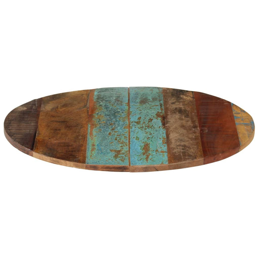 Tafelblad Rond 5-6 Mm 60 Cm 1 60 cm 15-16 mm massief gerecycled hout