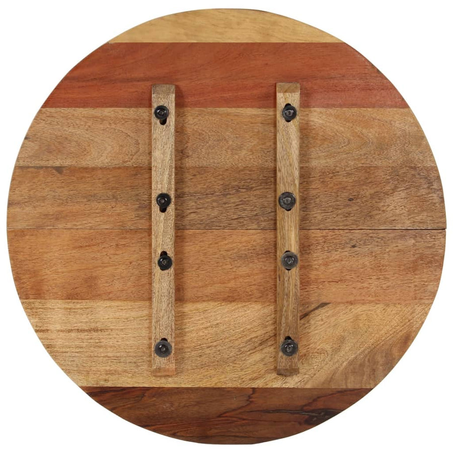 Tafelblad Rond 5-6 Mm 60 Cm 1 60 cm 15-16 mm massief gerecycled hout
