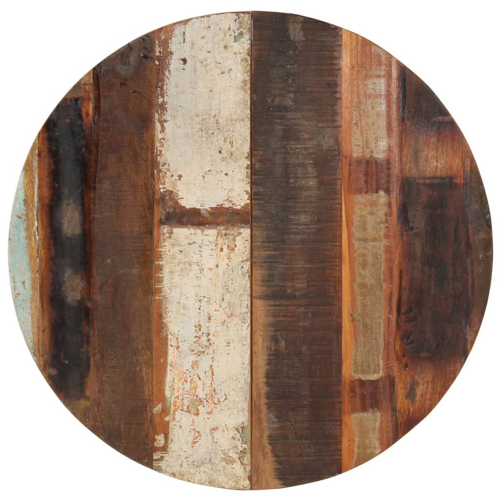 Tafelblad Rond 5-6 Mm 70 Cm 70 cm 15-16 mm massief gerecycled hout
