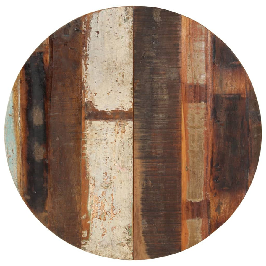 Tafelblad Rond 5-6 Mm 70 Cm 70 cm 15-16 mm massief gerecycled hout