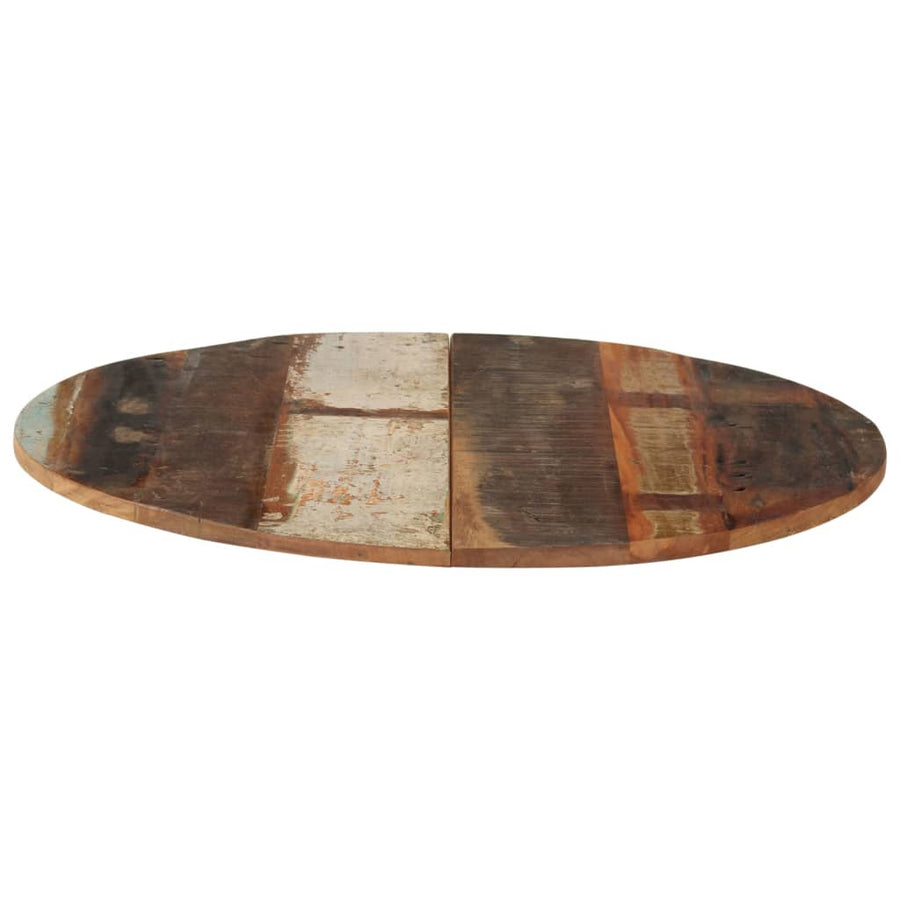Tafelblad Rond 5-6 Mm 70 Cm 70 cm 15-16 mm massief gerecycled hout