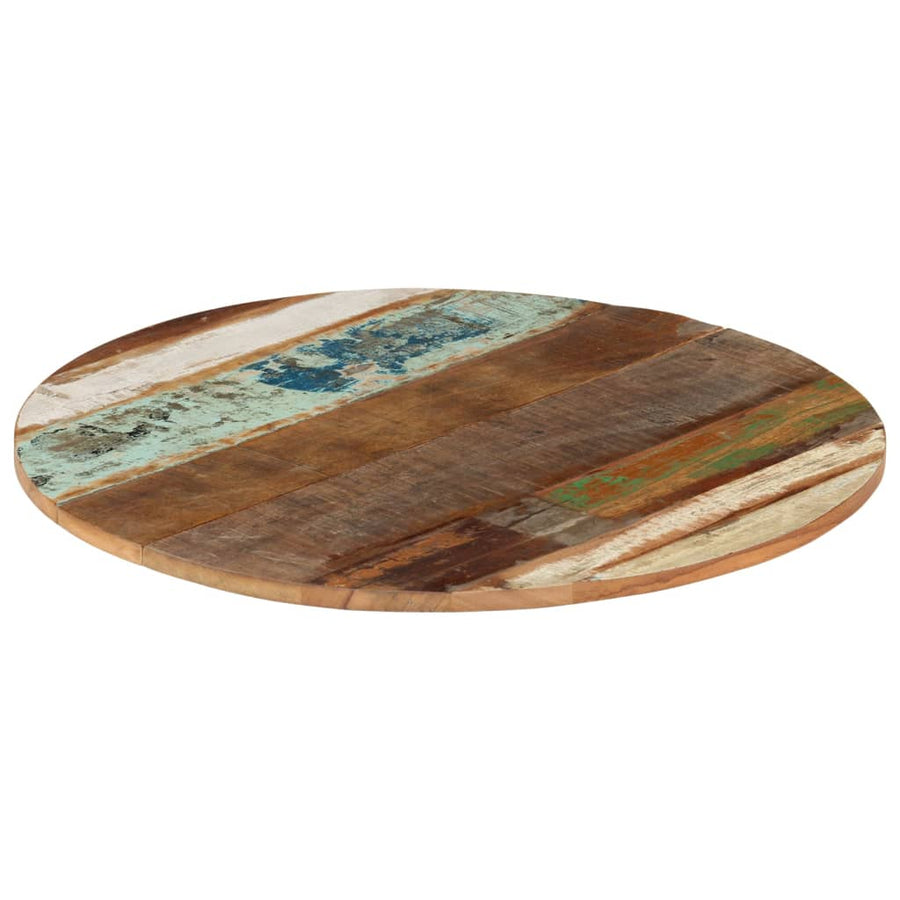 Tafelblad Rond 5-6 Mm 70 Cm 70 cm 15-16 mm massief gerecycled hout