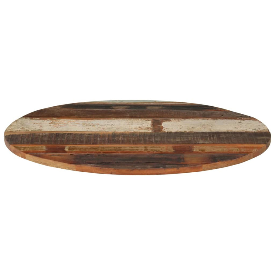 Tafelblad Rond 5-6 Mm 70 Cm 70 cm 15-16 mm massief gerecycled hout