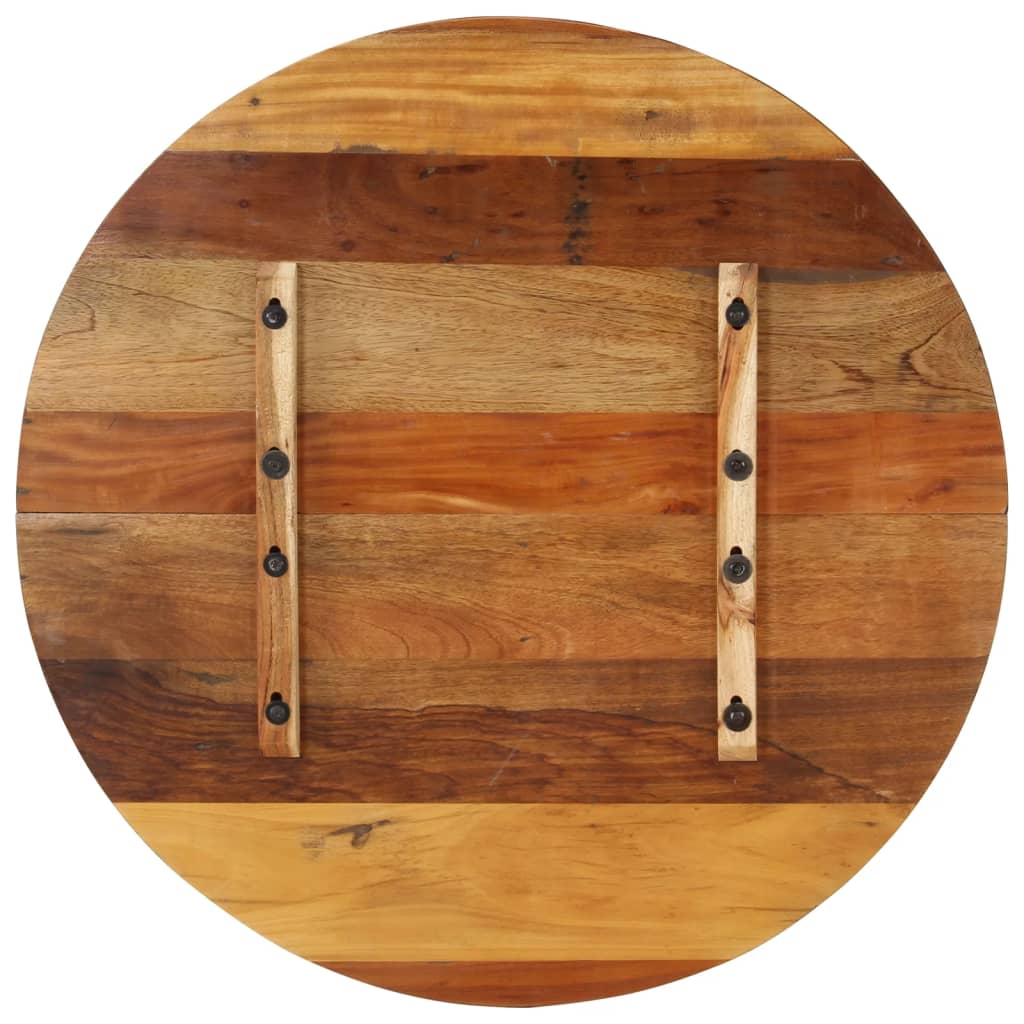 Tafelblad Rond 5-6 Mm 80 Cm 80 cm 15-16 mm massief gerecycled hout