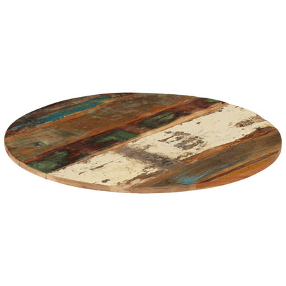 Tafelblad Rond 5-6 Mm 80 Cm 80 cm 15-16 mm massief gerecycled hout