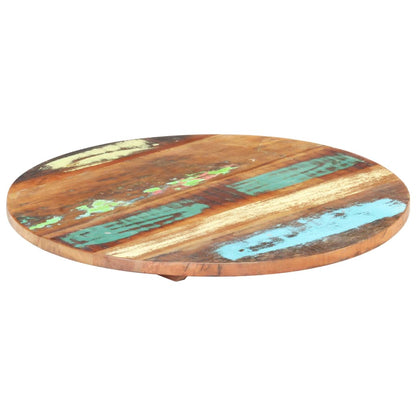 Tafelblad Rond 25-27 Mm 50 Cm Massief Gerecycled Hout 1 50 cm 25-27 mm
