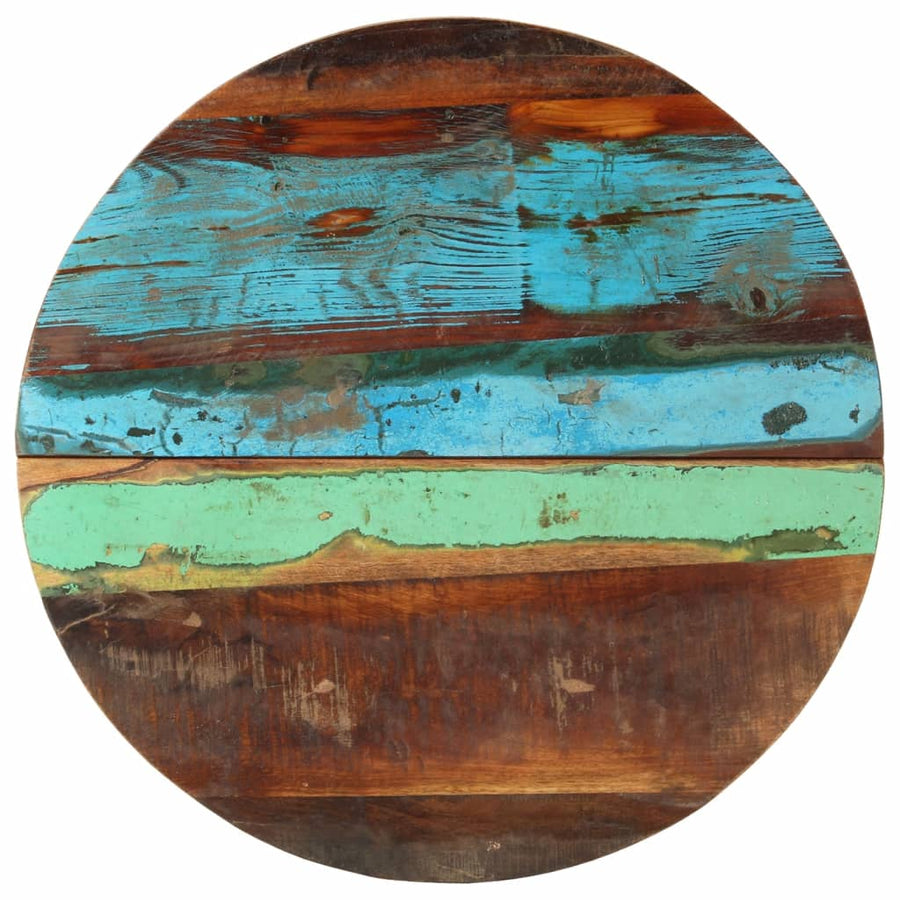 Tafelblad Rond 25-27 Mm 60 Cm Massief Gerecycled Hout 1 60 cm 25-27 mm