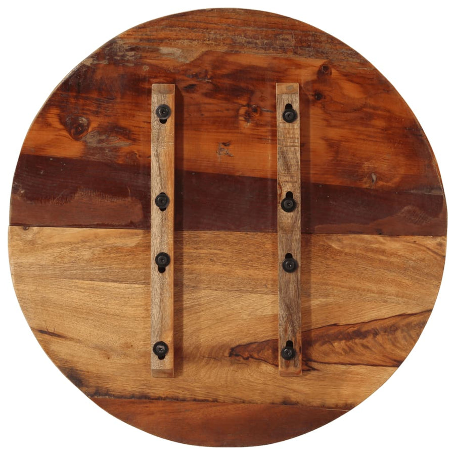 Tafelblad Rond 25-27 Mm 60 Cm Massief Gerecycled Hout 1 60 cm 25-27 mm