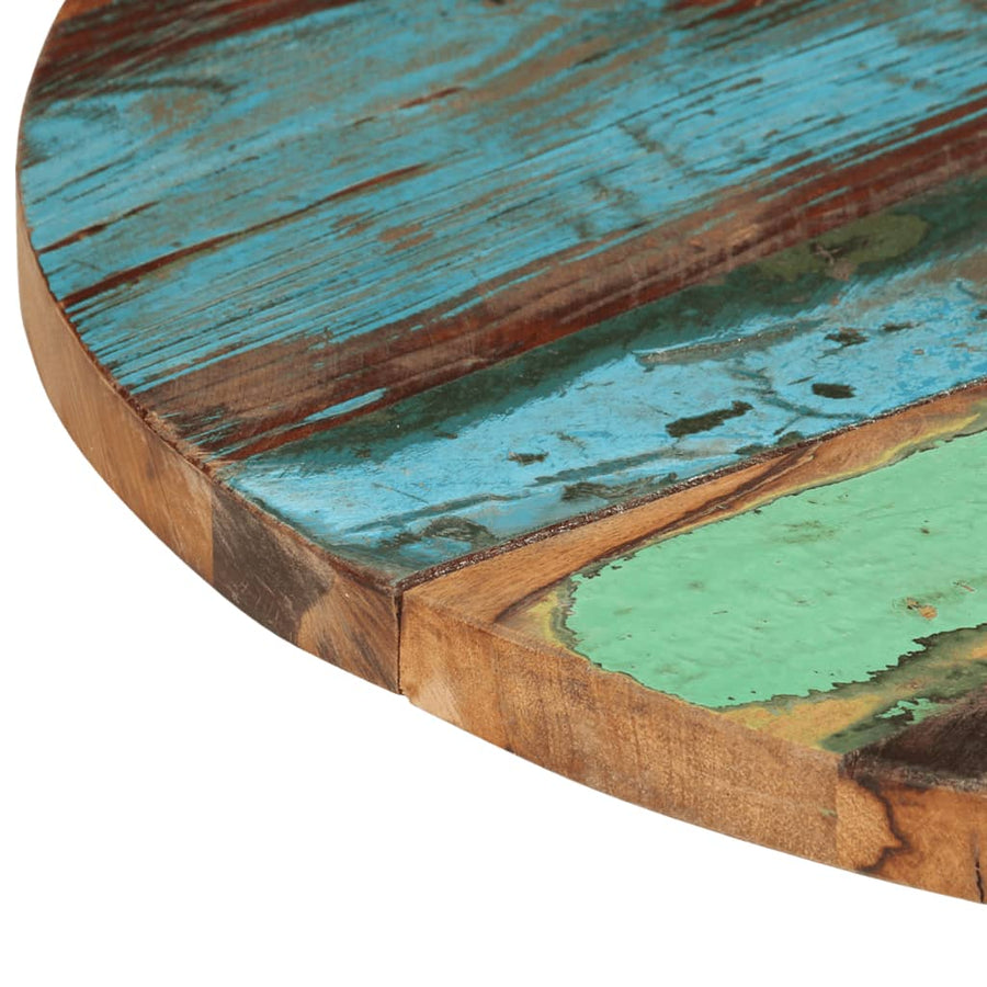 Tafelblad Rond 25-27 Mm 60 Cm Massief Gerecycled Hout 1 60 cm 25-27 mm