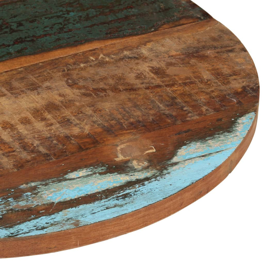 Tafelblad Rond 25-27 Mm 70 Cm 70 cm 25-27 mm massief gerecycled hout