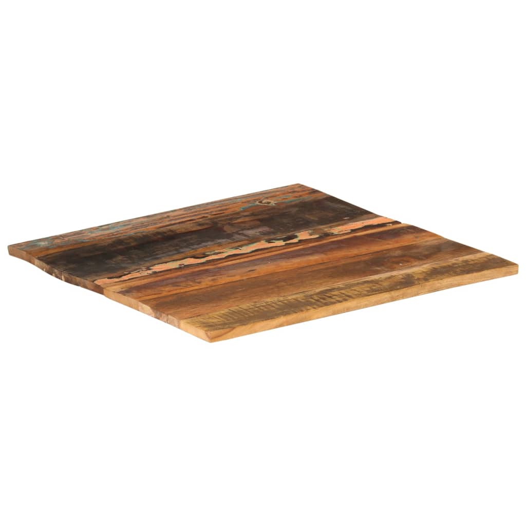 Tafelblad Vierkant 5-6 Mm 60X60 Cm 60 x 60 cm 15-16 mm massief gerecycled hout