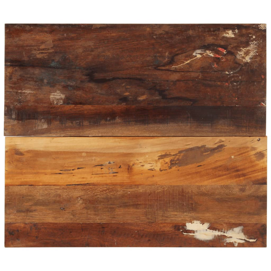 Tafelblad Rechthoekig 15-16 Mm 60X70 Cm Massief Gerecycled Hout 60 x 70 cm 15-16 mm