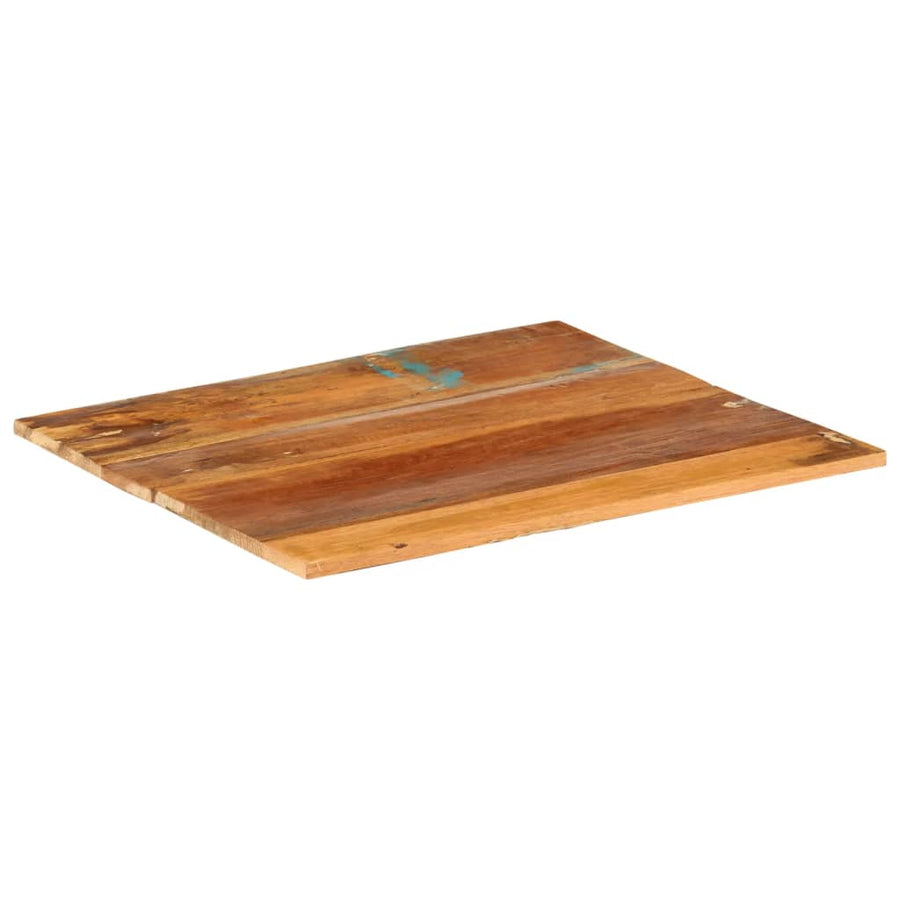 Tafelblad Rechthoekig 15-16 Mm 60X70 Cm Massief Gerecycled Hout 60 x 70 cm 15-16 mm