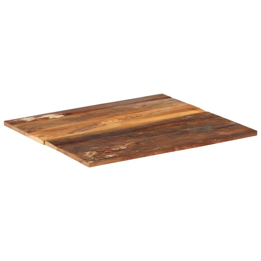 Tafelblad Rechthoekig 15-16 Mm 60X70 Cm Massief Gerecycled Hout 60 x 70 cm 15-16 mm
