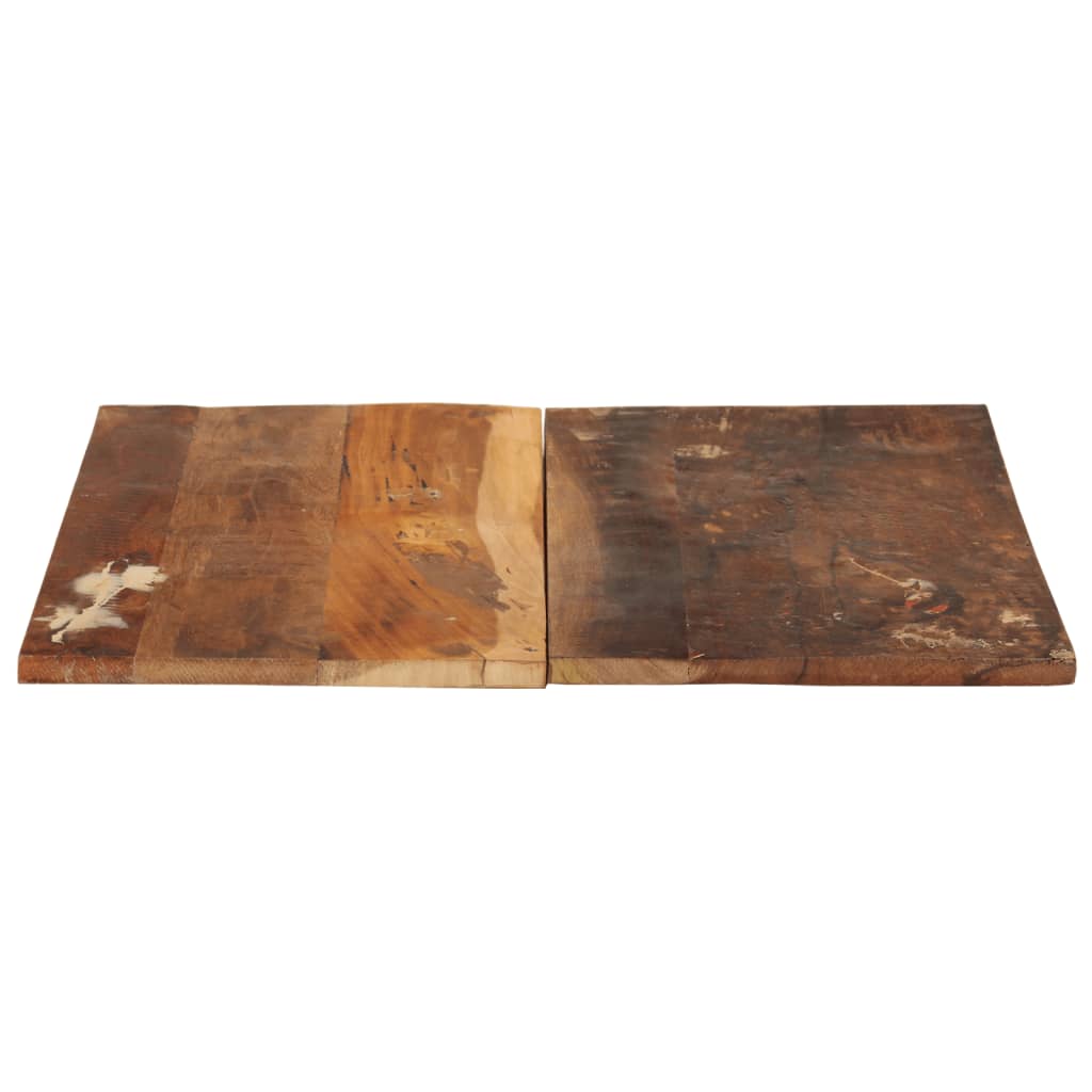 Tafelblad Rechthoekig 15-16 Mm 60X70 Cm Massief Gerecycled Hout 60 x 70 cm 15-16 mm
