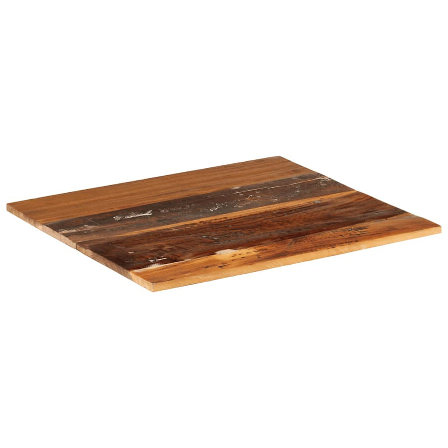 Tafelblad Rechthoekig 15-16 Mm 60X70 Cm Massief Gerecycled Hout 60 x 70 cm 15-16 mm