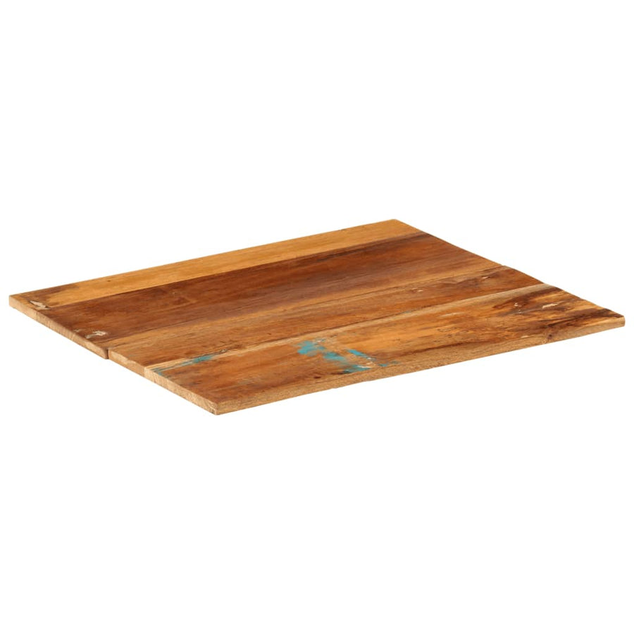 Tafelblad Rechthoekig 15-16 Mm 60X70 Cm Massief Gerecycled Hout 60 x 70 cm 15-16 mm