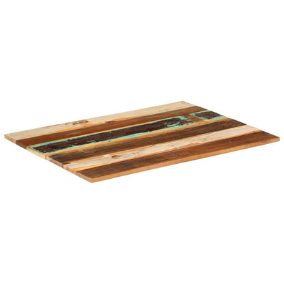 Tafelblad Rechthoekig 5-6 Mm 60X80 Cm 60 x 80 cm 15-16 mm massief gerecycled hout