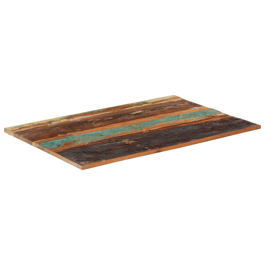 Tafelblad Rechthoekig 5-6 Mm 60X90 Cm 60 x 90 cm 15-16 mm massief gerecycled hout
