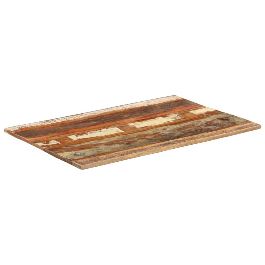 Tafelblad Rechthoekig 5-6 Mm 60X90 Cm 60 x 90 cm 15-16 mm massief gerecycled hout
