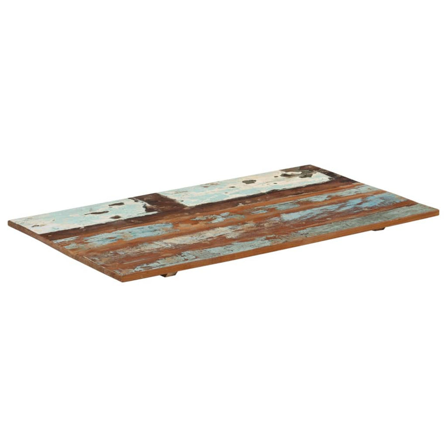Tafelblad Rechthoekig 5-6 Mm 60X00Cm 60 x 100 cm 15-16 mm massief gerecycled hout