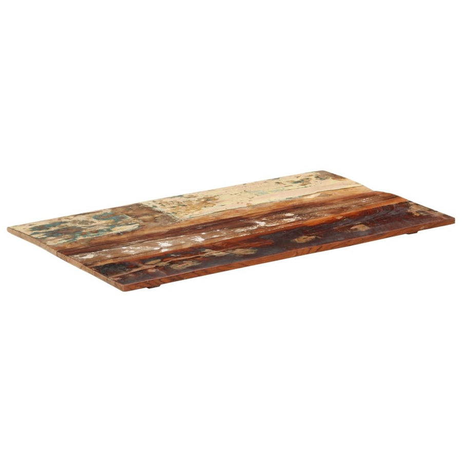 Tafelblad Rechthoekig 5-6 Mm 60X00Cm 60 x 100 cm 15-16 mm massief gerecycled hout