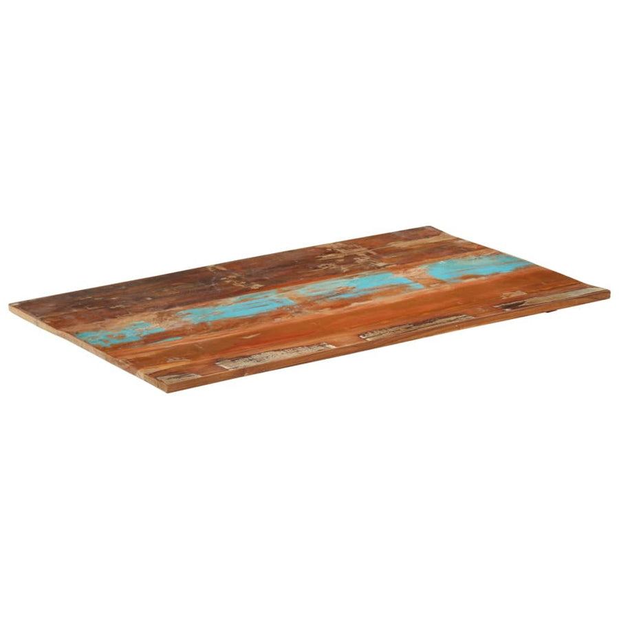 Tafelblad Rechthoekig 5-6 Mm 60X00Cm 60 x 100 cm 15-16 mm massief gerecycled hout