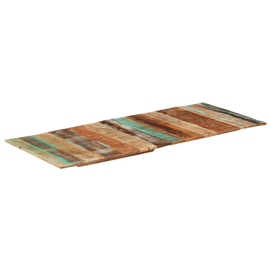 Tafelblad Rechthoekig 15-16 Mm 60X140Cm 60 x 140 cm 15-16 mm massief gerecycled hout