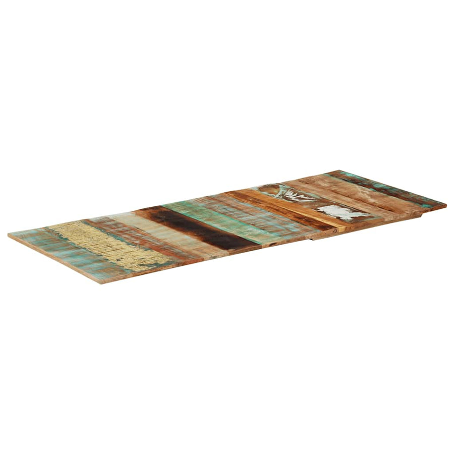 Tafelblad Rechthoekig 15-16 Mm 60X140Cm 60 x 140 cm 15-16 mm massief gerecycled hout
