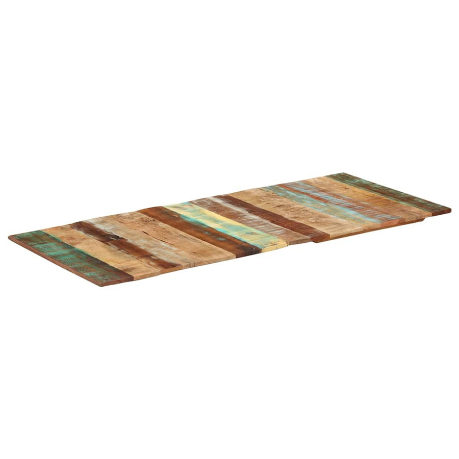 Tafelblad Rechthoekig 15-16 Mm 60X140Cm 60 x 140 cm 15-16 mm massief gerecycled hout
