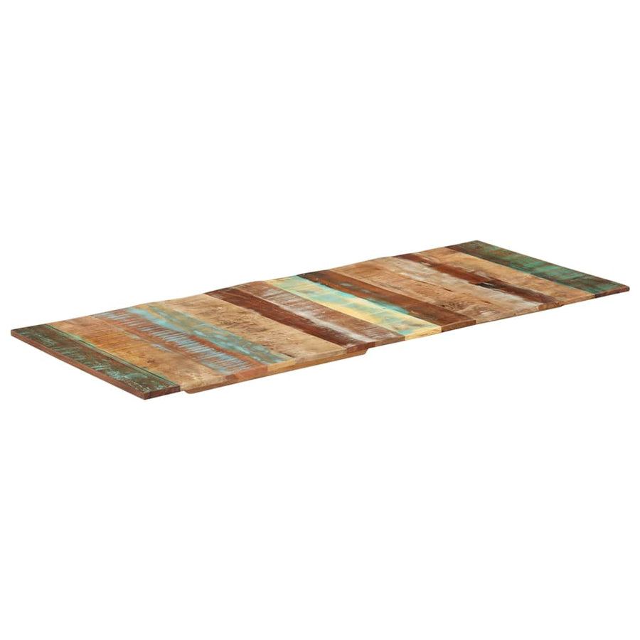 Tafelblad Rechthoekig 15-16 Mm 60X140Cm 60 x 140 cm 15-16 mm massief gerecycled hout