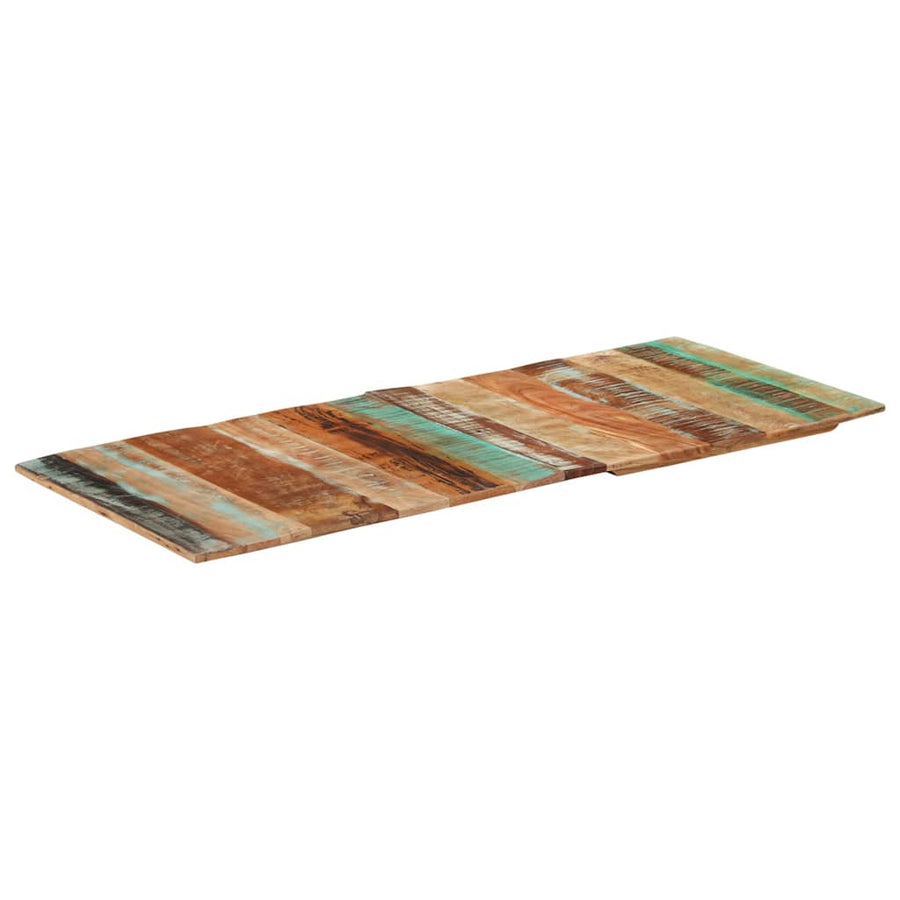 Tafelblad Rechthoekig 15-16 Mm 60X140Cm 60 x 140 cm 15-16 mm massief gerecycled hout