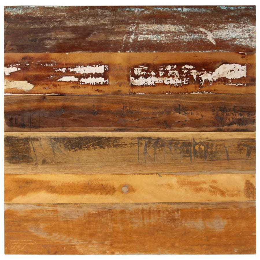 Tafelblad Vierkant 5-6 Mm 70X70 Cm 70 x 70 cm 15-16 mm massief gerecycled hout