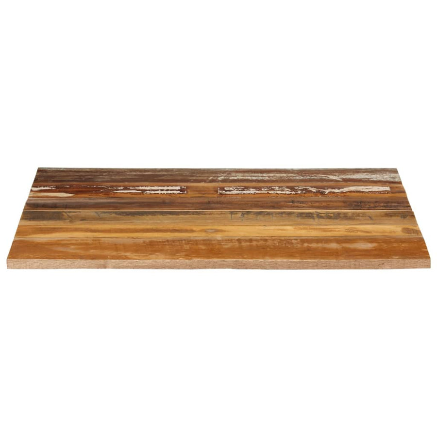 Tafelblad Vierkant 5-6 Mm 70X70 Cm 70 x 70 cm 15-16 mm massief gerecycled hout