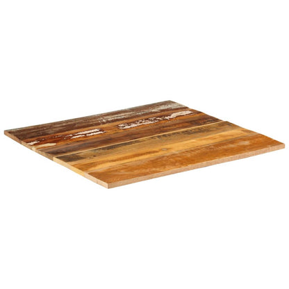 Tafelblad Vierkant 5-6 Mm 70X70 Cm 70 x 70 cm 15-16 mm massief gerecycled hout