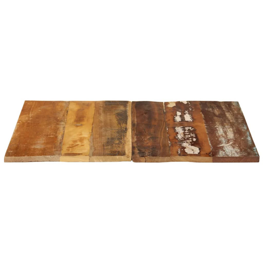 Tafelblad Vierkant 5-6 Mm 70X70 Cm 70 x 70 cm 15-16 mm massief gerecycled hout