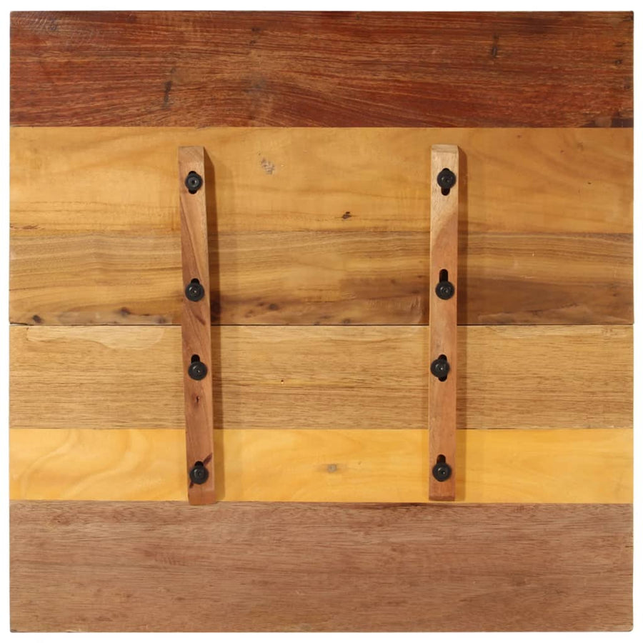 Tafelblad Vierkant 5-6 Mm 70X70 Cm 70 x 70 cm 15-16 mm massief gerecycled hout