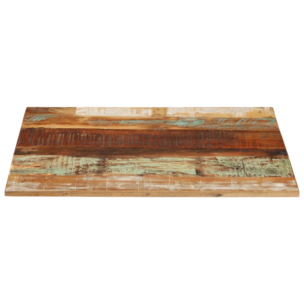 Tafelblad Rechthoekig 5-6 Mm 70X80 Cm 70 x 80 cm 15-16 mm massief gerecycled hout